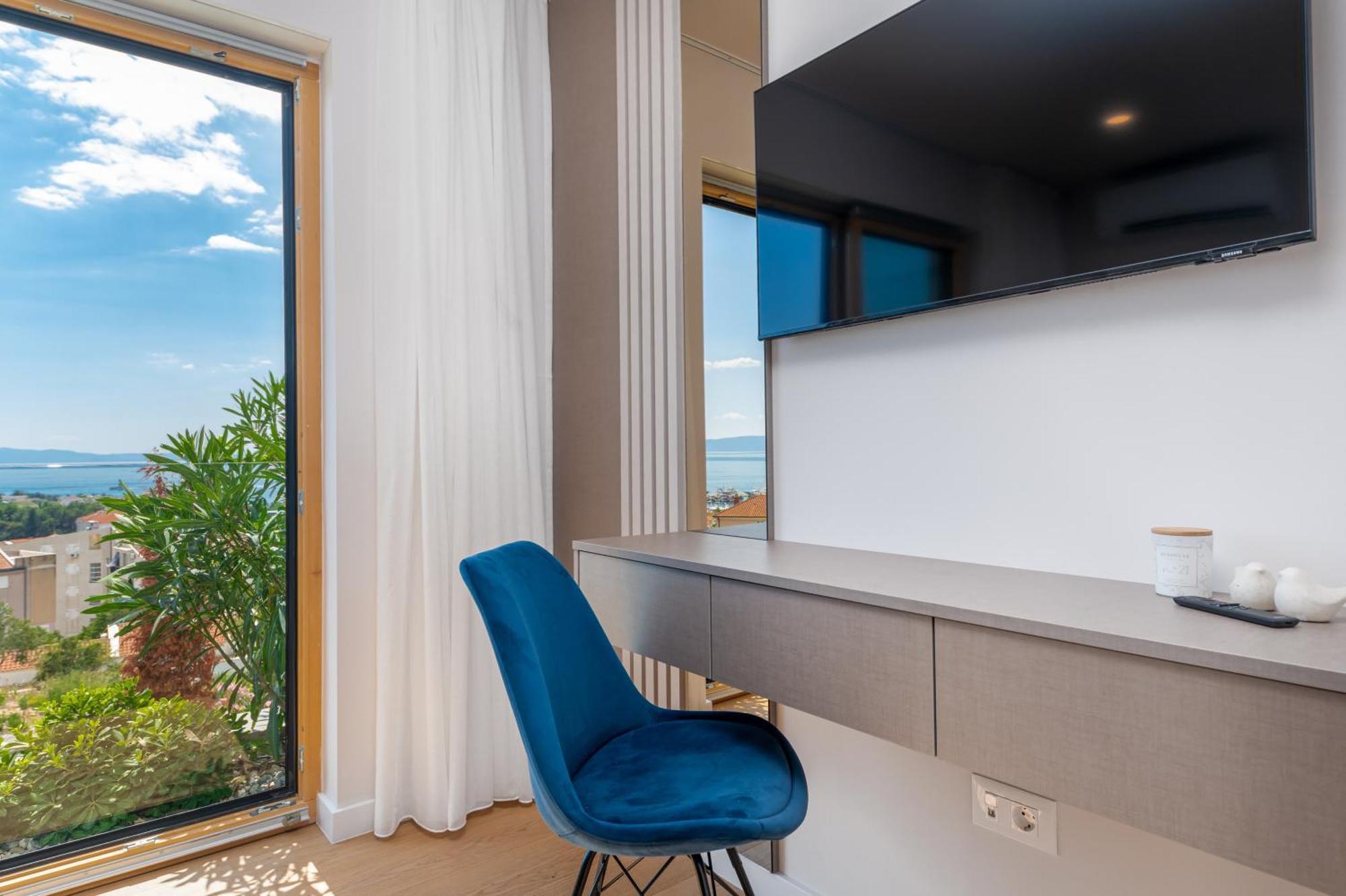 Luxury Adria Sea City & Mountain View Apartment มาคาร์สกา ภายนอก รูปภาพ
