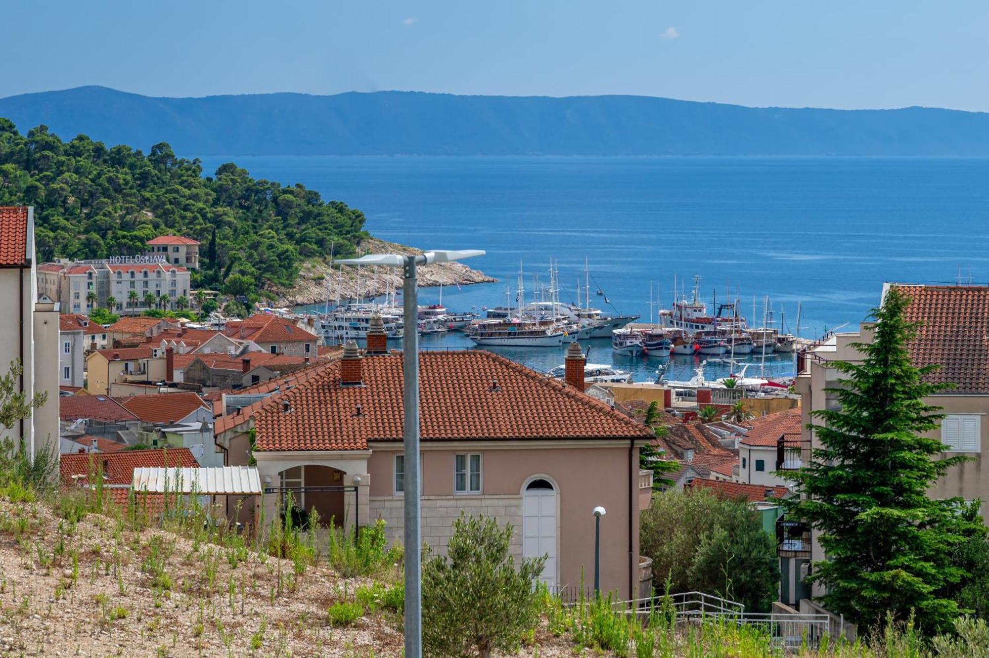 Luxury Adria Sea City & Mountain View Apartment มาคาร์สกา ภายนอก รูปภาพ