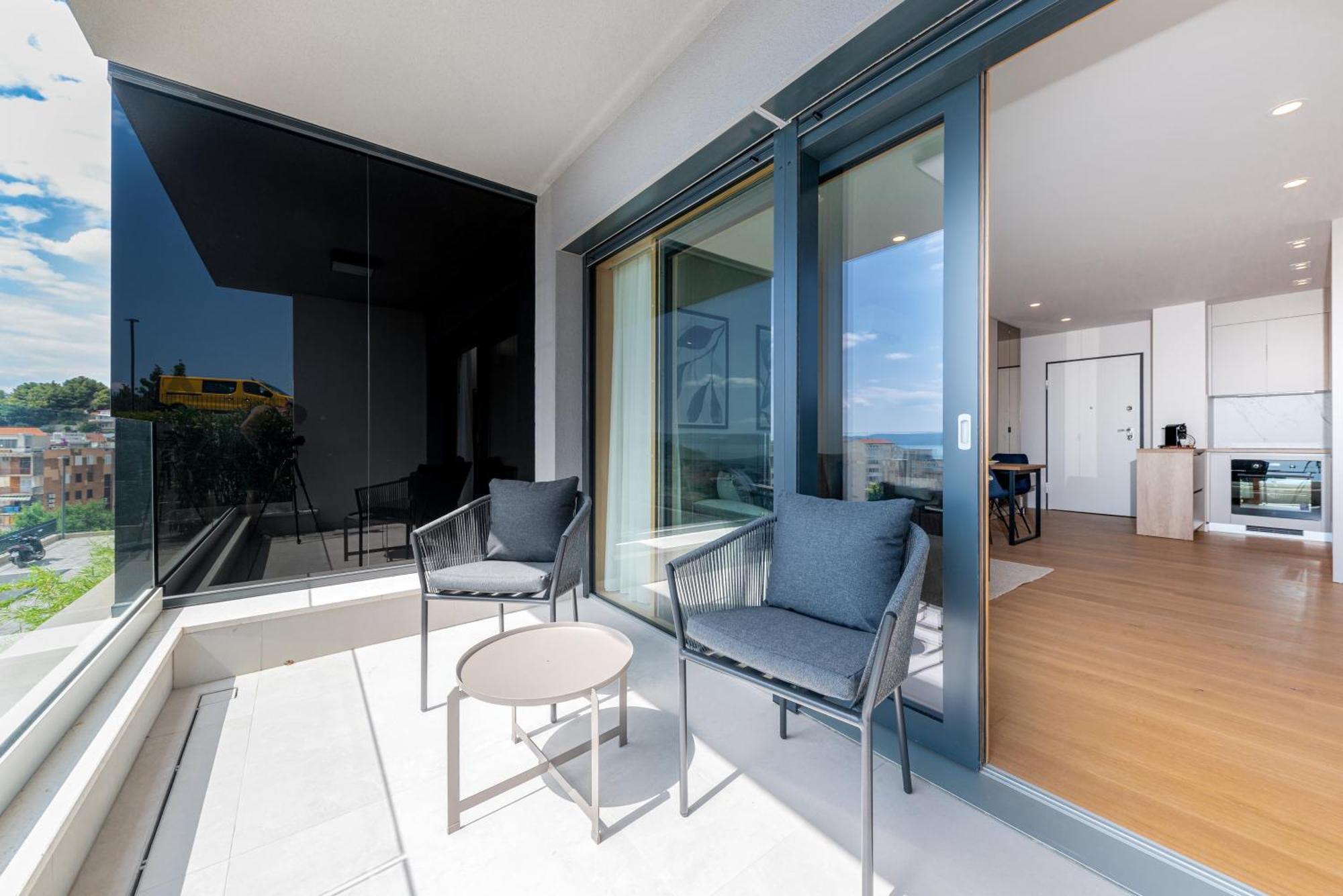 Luxury Adria Sea City & Mountain View Apartment มาคาร์สกา ภายนอก รูปภาพ